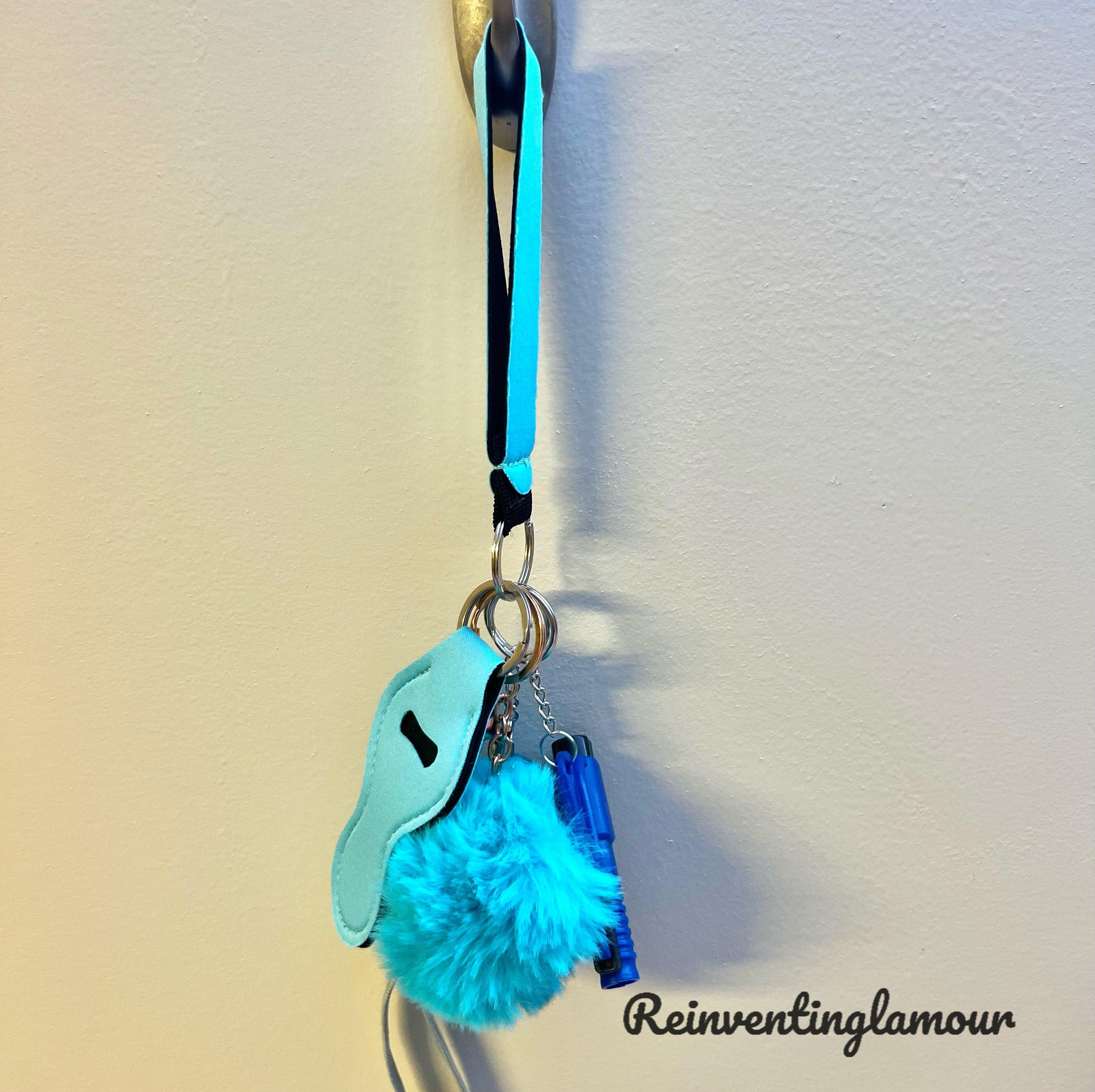 Trendy Blueberry “Safety” Keychain – Reinventing Glamour