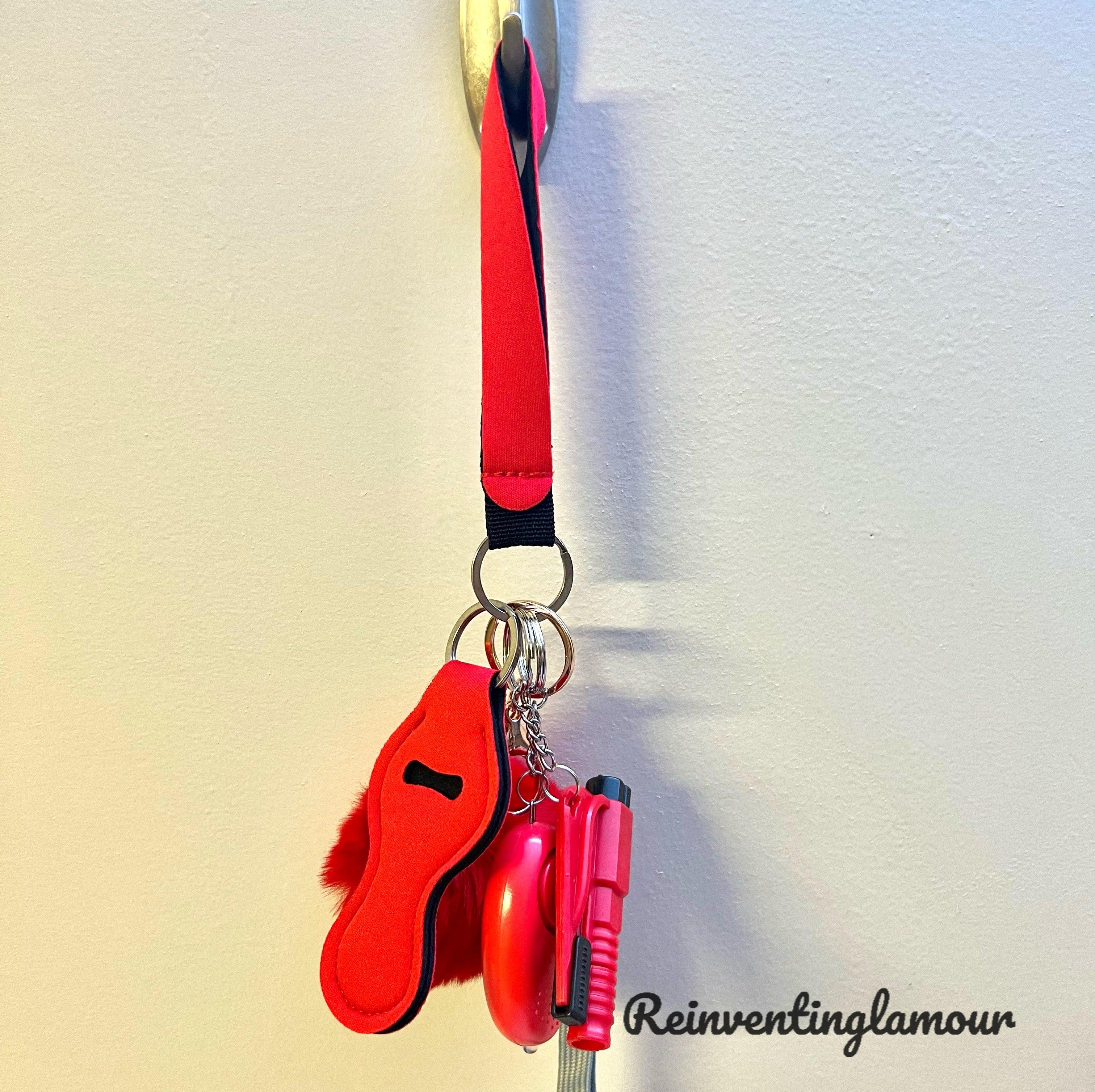 Trendy Cherry “Safety” Keychain – Reinventing Glamour