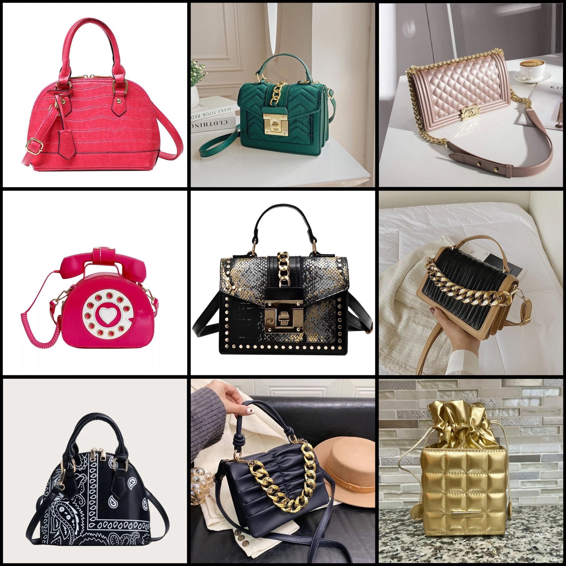 High End Designer Composite Bag For Women Classic Pattern Leather Crossbody  Large Handbags With Retro Style Wholesale From Luxurybags2, $95.3 |  DHgate.Com