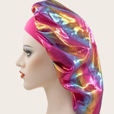 Pink Skittles Bonnet - Reinventing Glamour